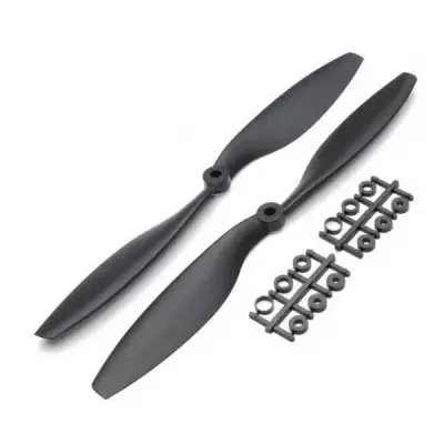 1045 Plastik Drone CW/CCW Pervane Seti-Siyah 