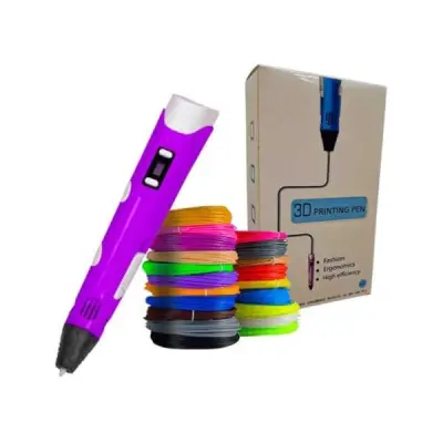 3DPen Baskı Kalemi - Full Set - Mor 
