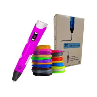3DPen Baskı Kalemi - Full Set - Pembe 