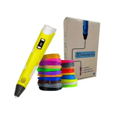 3DPen Baskı Kalemi - Full Set - Sarı 