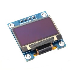 0.96 inch I2C OLED Ekran 128x64-Mavi/Siyah - 3