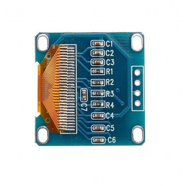 0.96 inch I2C OLED Ekran 128x64-Mavi/Sarı - 4