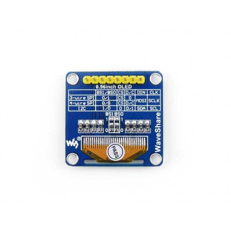 0.96 inch OLED Ekran Modülü - 128x64 - 3