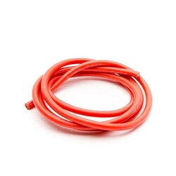 10 AWG Silikon Kablo 1 Metre - Kırmızı - Thumbnail