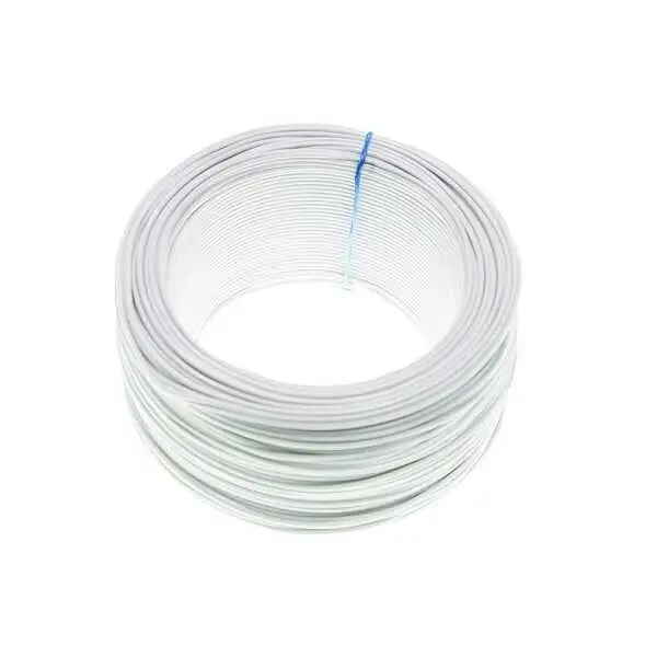 100 Metre Tek Damarlı Montaj Kablosu 24 AWG - Beyaz - 1