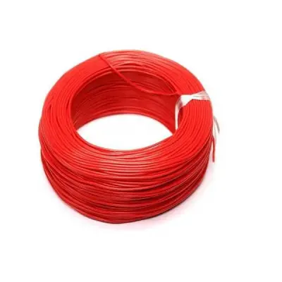 100 Metre Tek Damarlı Montaj Kablosu 24 AWG - Kırmızı - 1 data-big=