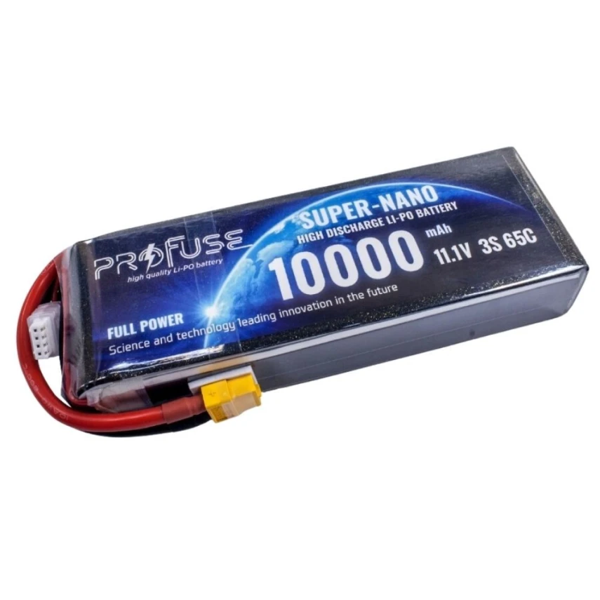 11.1V 3S 10000mAh 65C Lipo Batarya - 1
