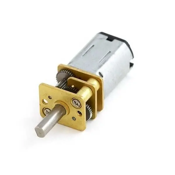 12V 12mm 100RPM Redüktörlü Mikro DC Motor - 1