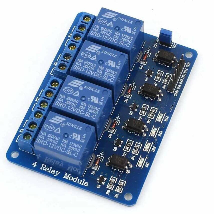 12V 4 Kanal Röle Modül - 2