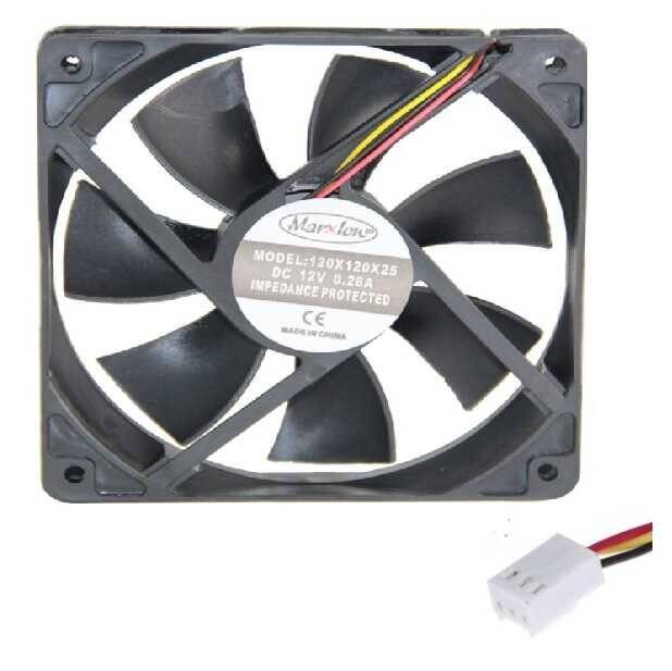 12V DC 3 KABLO FAN 120x120x25mm - 1