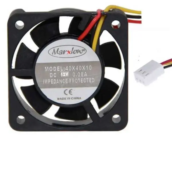 12V DC 3 Kablo FAN 40x40x10mm - 1