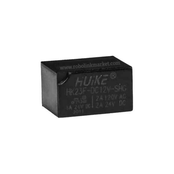 12V Küçük Tek Kontak Röle - HK23F-DC12V - 1