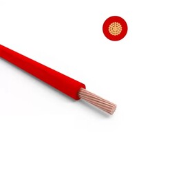 14 AWG Silikon Kablo 1 Metre - Kırmızı - Thumbnail