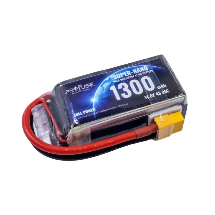 14.8V 4S 1300mAh 95C Lipo Batarya - 1