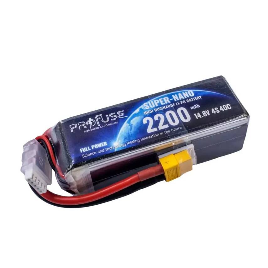 14.8V 4S 2200mAh 40C Lipo Batarya - 1