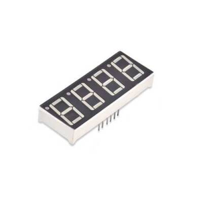 14mm 4'lü Ortak Anot 7 Segment Display/Kırmızı - 0.56inç - 5 data-big=