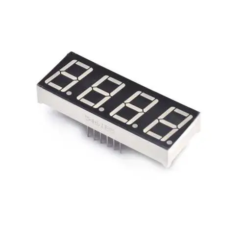 14mm 4'lü Ortak Anot 7 Segment Display/Kırmızı - 0.56inç - 1