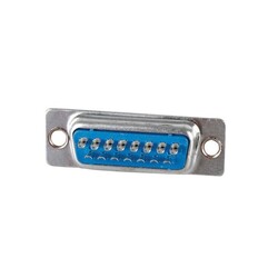 15 Pin Erkek D-Sub Konnektör - Lehim Tip - Thumbnail