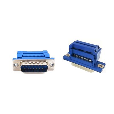 15 Pin Erkek Flat Kablo İçin Sıkıştırmalı D-Sub Konnektör - 1