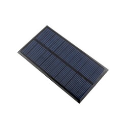 1.5V 100mA Güneş Paneli - Solar Panel 52x27mm - Thumbnail