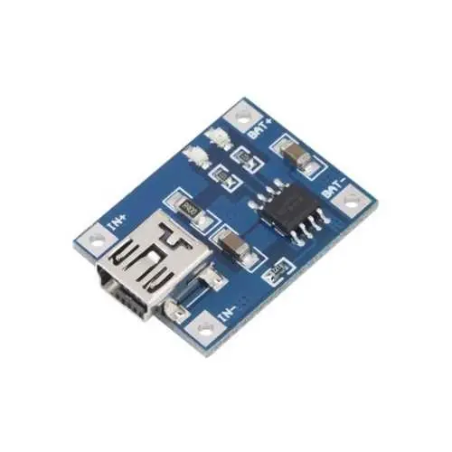 TP4056 1A Lityum Batarya Şarj Modülü - MiniUSB - 1