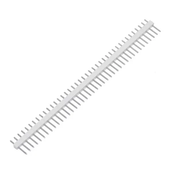 1x40 180 Derece Erkek Pin Header - Beyaz - 1