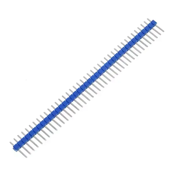 1x40 180 Derece Erkek Pin Header - Mavi - 1