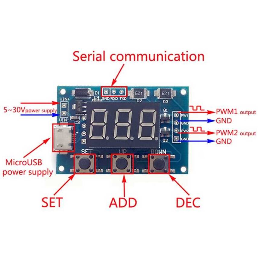 2 Kanal PWM Üretici Modül - 3