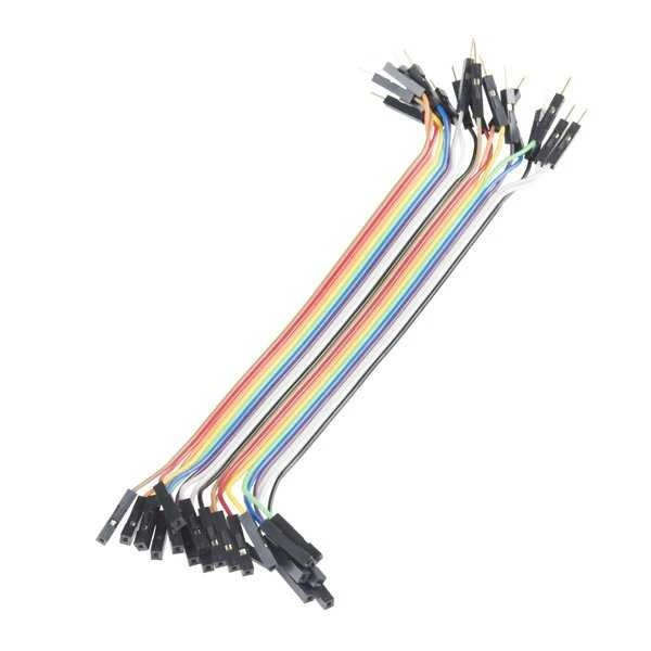 20 Pin Ayrılabilen Dişi-Erkek Jumper Kablo-200mm - 1