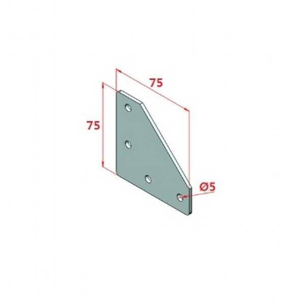 20x20 2 Yönlü Bağlantı Sacı - 2