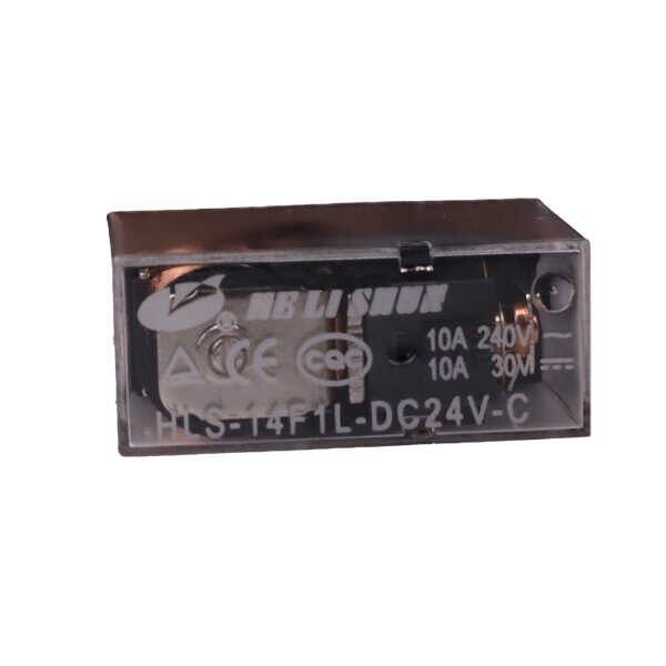 24V 10A Tek Kontak Röle - HLS-14F1L-DC24V-C - 1