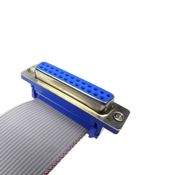 25 Pin Dişi Flat Kablo İçin Sıkıştırmalı D-Sub Konnektör - 2