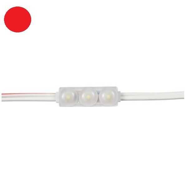 2835 Mercekli 1.5W Modül Led 40x10mm - Kırmızı - 1