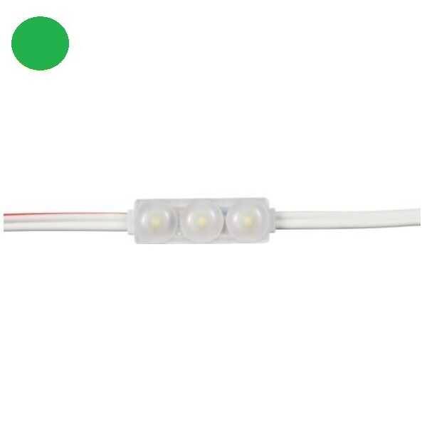 2835 Mercekli 1.5W Modül Led 40x10mm - Yeşil - 1
