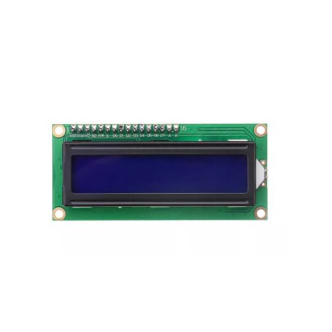 Karakter LCD - 2x16 Lcd Ekran Mavi + I2C Arayüzü Modülü
