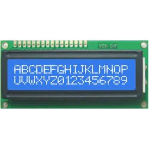 Karakter LCD - 2x16 Lcd Ekran Mavi