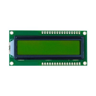 2x16 LCD Ekran Yeşil - Çift Taraflı - 1