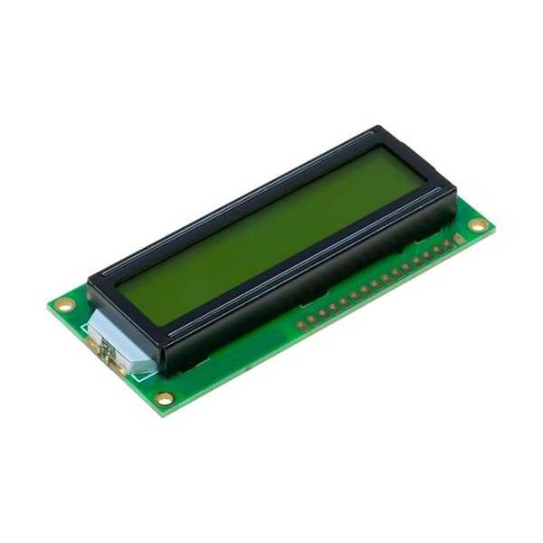 Karakter LCD - 2x16 LCD Ekran Yeşil - Çift Taraflı