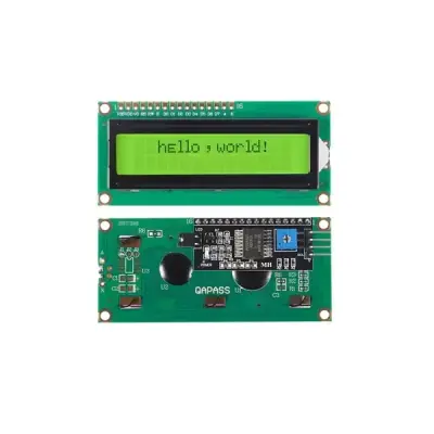 2x16 Lcd Ekran Yeşil + I2C Arayüzü Modülü - 1 data-big=