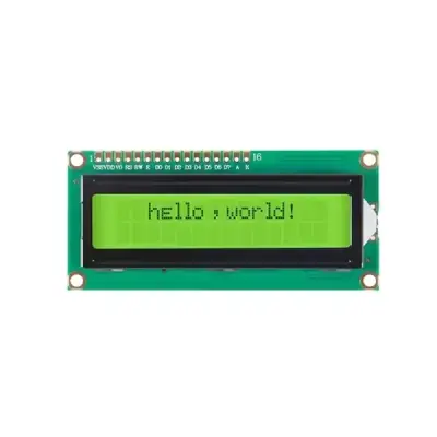 2x16 Lcd Ekran Yeşil + I2C Arayüzü Modülü - 2 data-big=