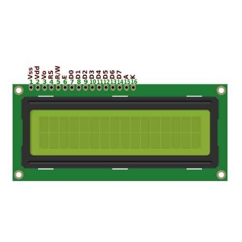 2x16 Lcd Ekran Yeşil - 3