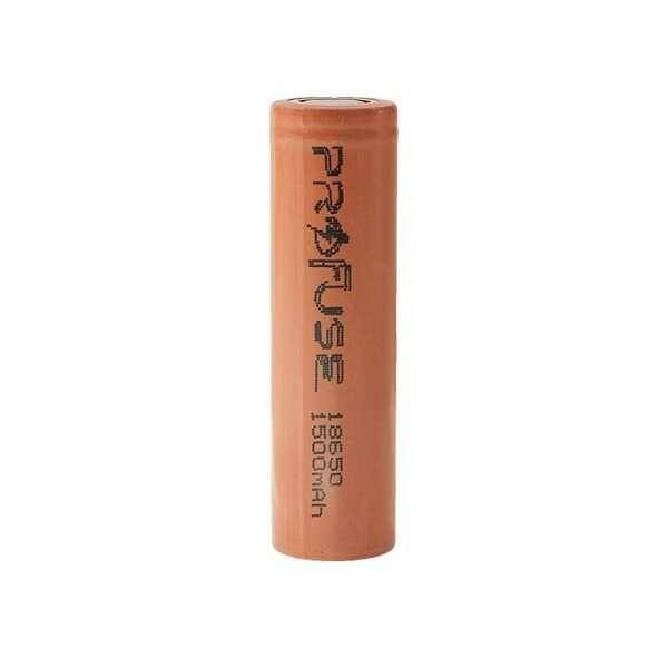 3.7V 1500mAh 18650 Li-ion Şarjlı Pil - Başsız - 1