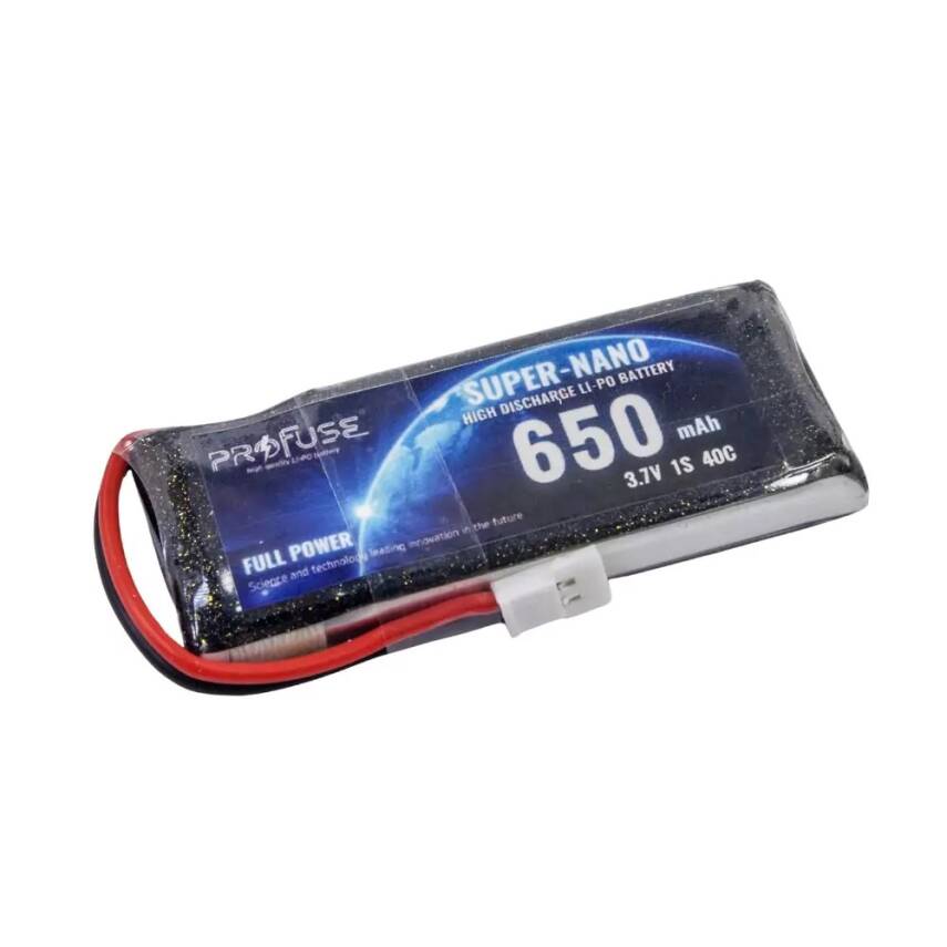 3.7V 1S 650mAh 40C Lipo Batarya - 1