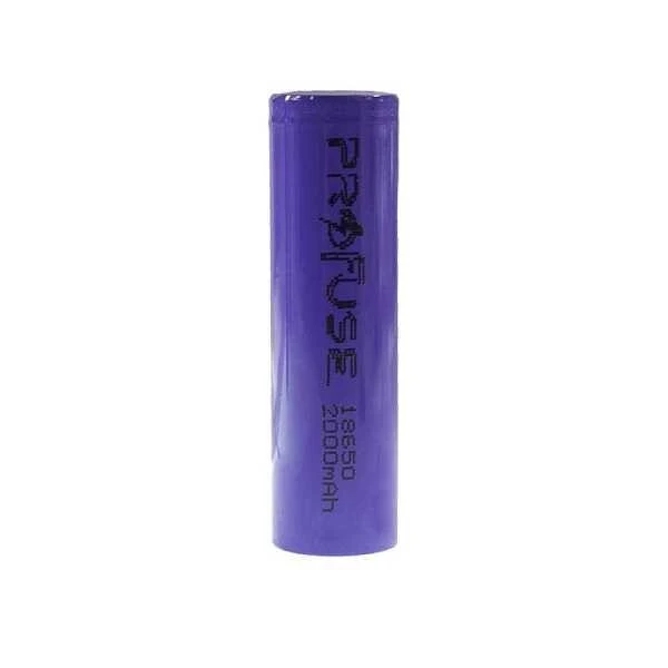 3.7V 2000mAh 18650 Li-ion Şarjlı Pil - Başsız - 1