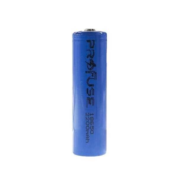 3.7V 2200mAh 18650 Li-ion Şarjlı Pil - Başlı - 1