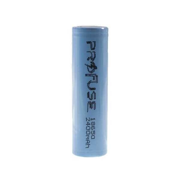 3.7V 2400mAh 18650 Li-ion Şarjlı Pil - Başsız - 1