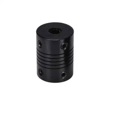 3D Printer Esnek Kaplin 5x8mm Coupler - Siyah - 2 data-big=