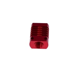 Outlet - Fırsat Ürünleri - 3D Yazıcı Alüminyum Soğutucu Gövde MK10 - 27x20x12mm - Kırmızı