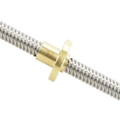3D Yazıcı Vidalı Mil Somun 500mm - Trapez T8 8mm - 3 data-big=
