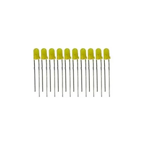 3mm Sarı Led - 10 Adet - 1